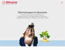 Tablet Screenshot of ibidem-uebersetzungen.com